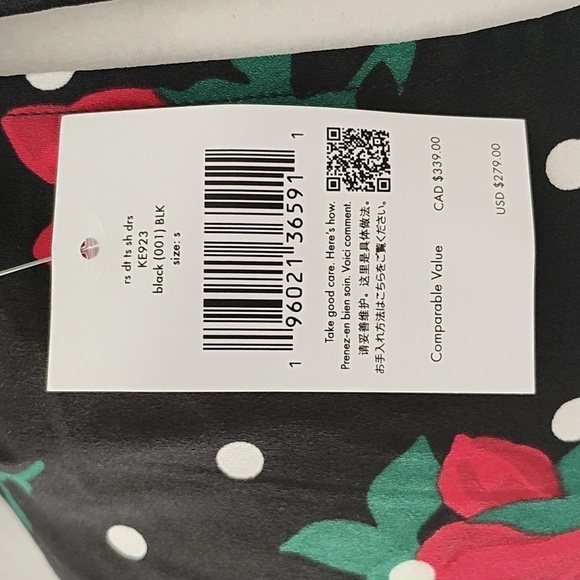 New Kate Spade Roes Dot Toss Shift Dress Size S - Picture 11 of 13